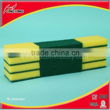 Multi-use kitchen scouring pad with 2 size