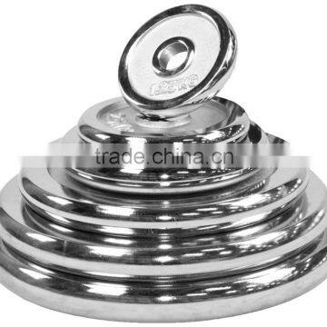 Chromed standard weight plate