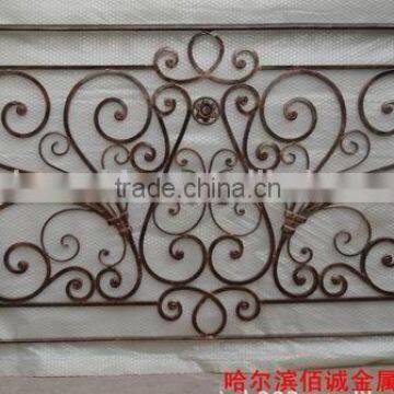 Wrought iron window balcony