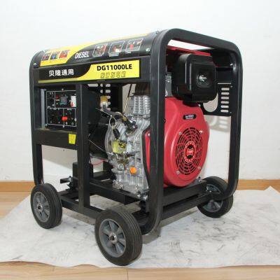 7.5kw single phase 220V open diesel generator 1100F diesel engine