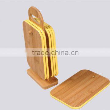 2015 new natural Bamboo natural Cutting chopping Board set bamboo cutting board