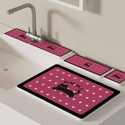 Custom printed Absorbent diatomite bathroom mat set factory | OEM ODM