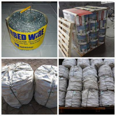 Factory Supply 500 Meters Galvanized Steel Barbed Wire Per Roll for Farm Mountain Prison Wall Protection photo-6