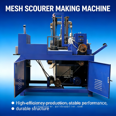 Automatic mesh steel wire ball machine Stainless steel scrubber machine