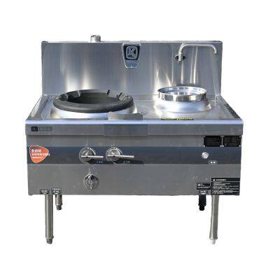 Industrial One Wok One Warmer с газовым входом диаметром Φ48 мм и давлением 2.8 кПа