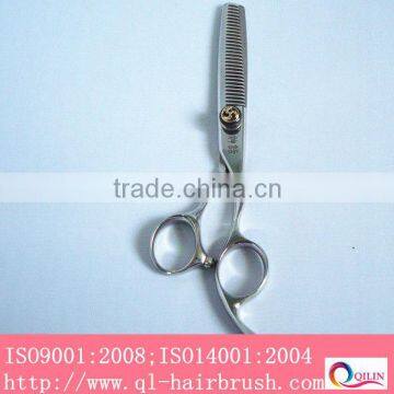 QL-283Ergonomic Handles Silm And Thin Blades Style hair cutting Scissors