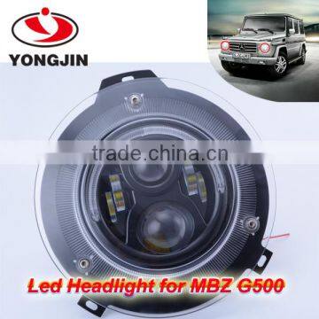 High / Low Beam 90w 75w 11 Inch Led Headlight for MBZ G500