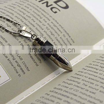 Fashion Jewellery Accessory Pen Head Steel Pendants For Men photo-4