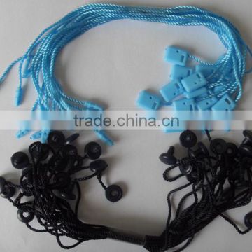 Delicate hang tag plastic cord