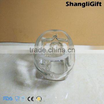 Special Candle Cup 160ml Skull Shaped Glass Candle Holder photo-5