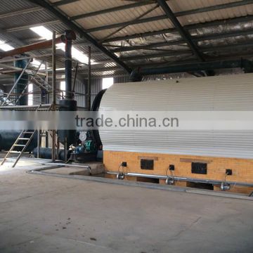 Hot selling pyrolysis plant germany waste tire pyrolysis to oil machine with CE