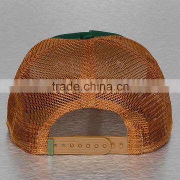 Guangjia Cap Manufacturer Wholesale Custom High Quality Leather Patch Trucker Hat photo-4