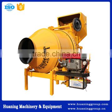 JZC350 Electric Diesel Portable Cement Concrete Mixer Machine