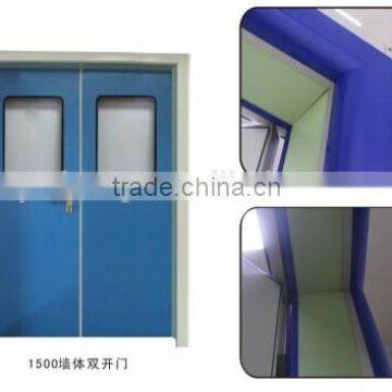 High Quality 1500walldouble door,stainless door,fire door ,color stain door