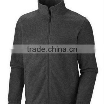 100% polyester wholesale winter fleece jacket men black jacket custom