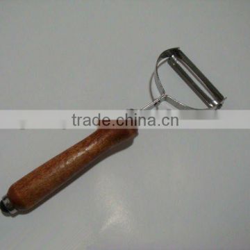 Fruit Peeler With Wooden Handle