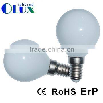 clear or frosted glass mini led bulb lights G45 C35 C37 led global candle bulb lights