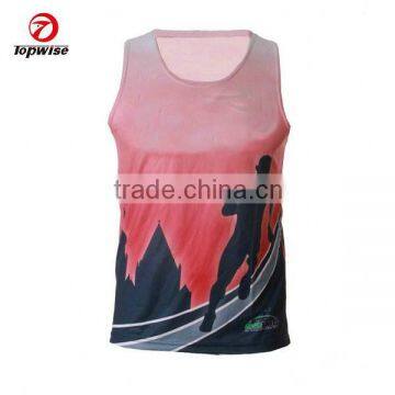 High Quality Custom Quick Dry Polyester Printed Running Wear