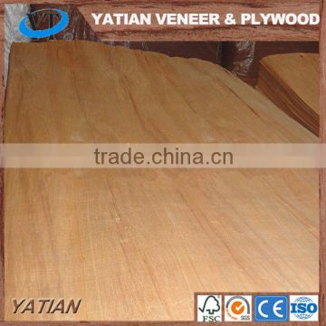 Grade A-D 0.3mm plywood bintangor face veneer