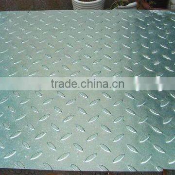 hot dip galvanized steel chequered plate