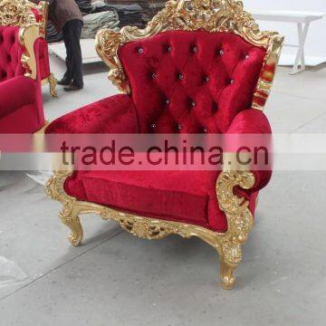 Royal design carved arm sofa chair XY0835