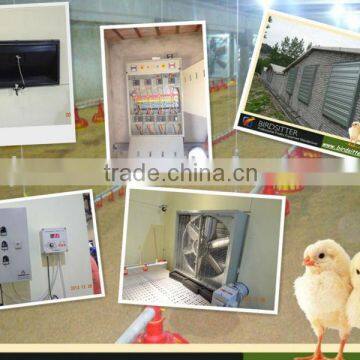 Full automatic environment control system for poultry raising