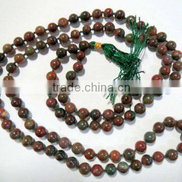 Hand knotted 109 bead Gemstone Japmalas