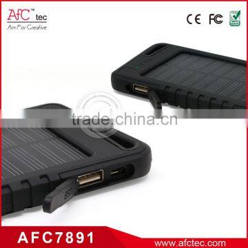 2015 Hot Products Abs Outdoor 2 Years Warranty Fast Chargeing Universal Solar Waterproof Power Bank photo-3