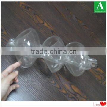 Clear PVC blister plastic package tray of vacuum thermoform