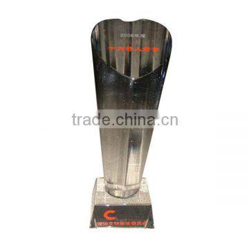 Customized acrylic imitation crystal engraved acrylic trophy