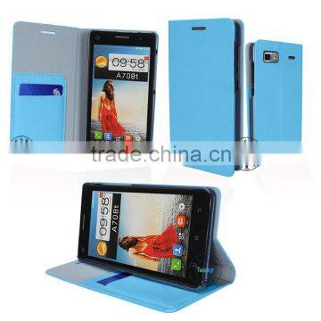 HOT SELLING AND HIGH QUALITY PU LEATHER CASE FLIP COVER FOR LENOVO A708T