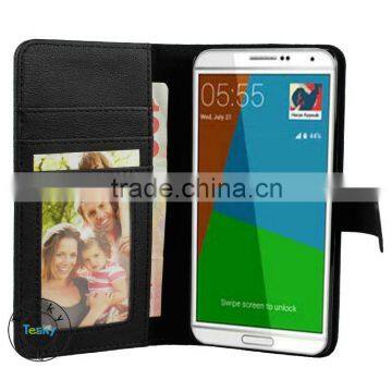 mobile phone accessories factory in china high quality leather case for samsung galaxy note 4,