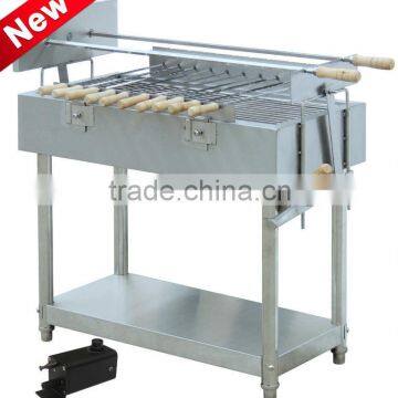 Stainless steel Rotary Commercial Charcoal Bbq Grill EB-W04