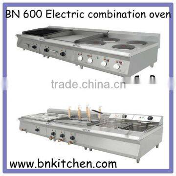 Hotel kitchen equipment - stainless steel counter top gas combination oven