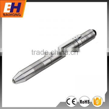 Easy Taking 0.5W LED Aluminium Clip Flashlight, Can be Used As A Touch Pen