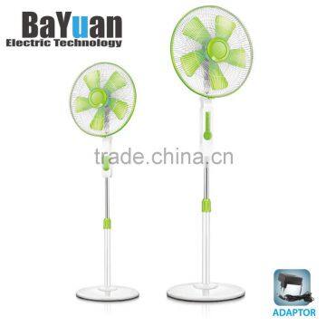 FD16-02 CE UL RoHS Brushless DC motor stand fan with capacitive touch control panel and remote control
