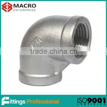 stainless steel threaded elbow