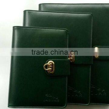 2014 Popular Leather Loose-leaf Metal Ring Diary photo-2