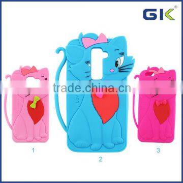 [GGIT] Lovely Tom Cat Silicone Mobile Phone Case For LG G2 D802 Cover photo-5
