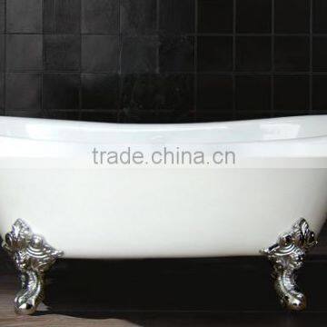 72" double slipper cast iron bath tub with big clawfoot                        
                                                Quality Choice