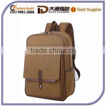 2015 Casual Canvas Laptop Backpack Bag