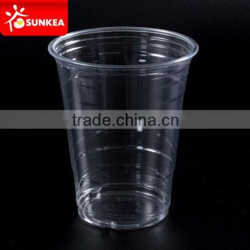 Sell disposable 8oz PET clear plastic cups for cold drinks in China