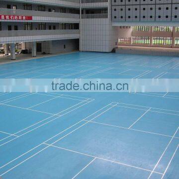 Badminton court rubber flooring