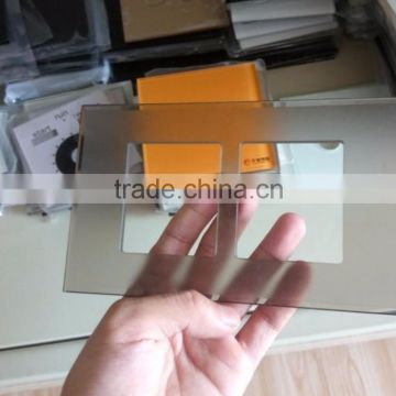 Electroni wall switch glass panel,light switch glass plates, curving electrical touch switch glass