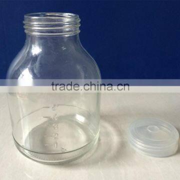 600ml seed plant glass jar small mouth with breath cap