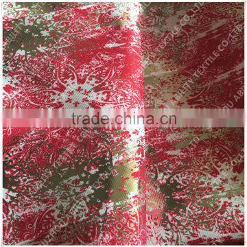 Hot Stamping Foil Printed Fabric