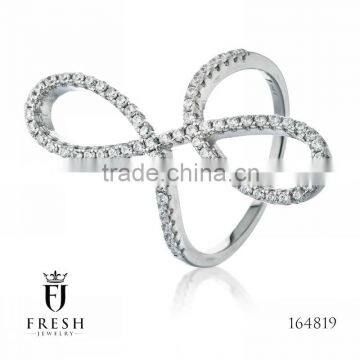 Fashion 925 Sterling Silver Ring - 164819 , Wholesale Silver Jewellery, Silver Jewellery Manufacturer, CZ Cubic Zircon AAA