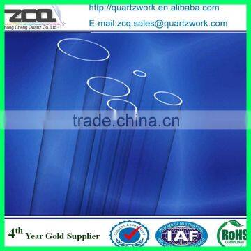 80mm Diameter 5mm Thickness Quartz Tube Quartz Tube Flange Quartz Tube photo-3