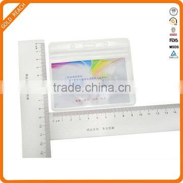 Clear PVC ID Card Working Card Badge Holder