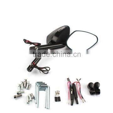 Soto Racing - Universal Street Sport Motorcycle Rear Side CNC Mirrors With Turn Signal For Honda R6 FZ6 ZX-6R Z750R Z1000 GSXR6 photo-2